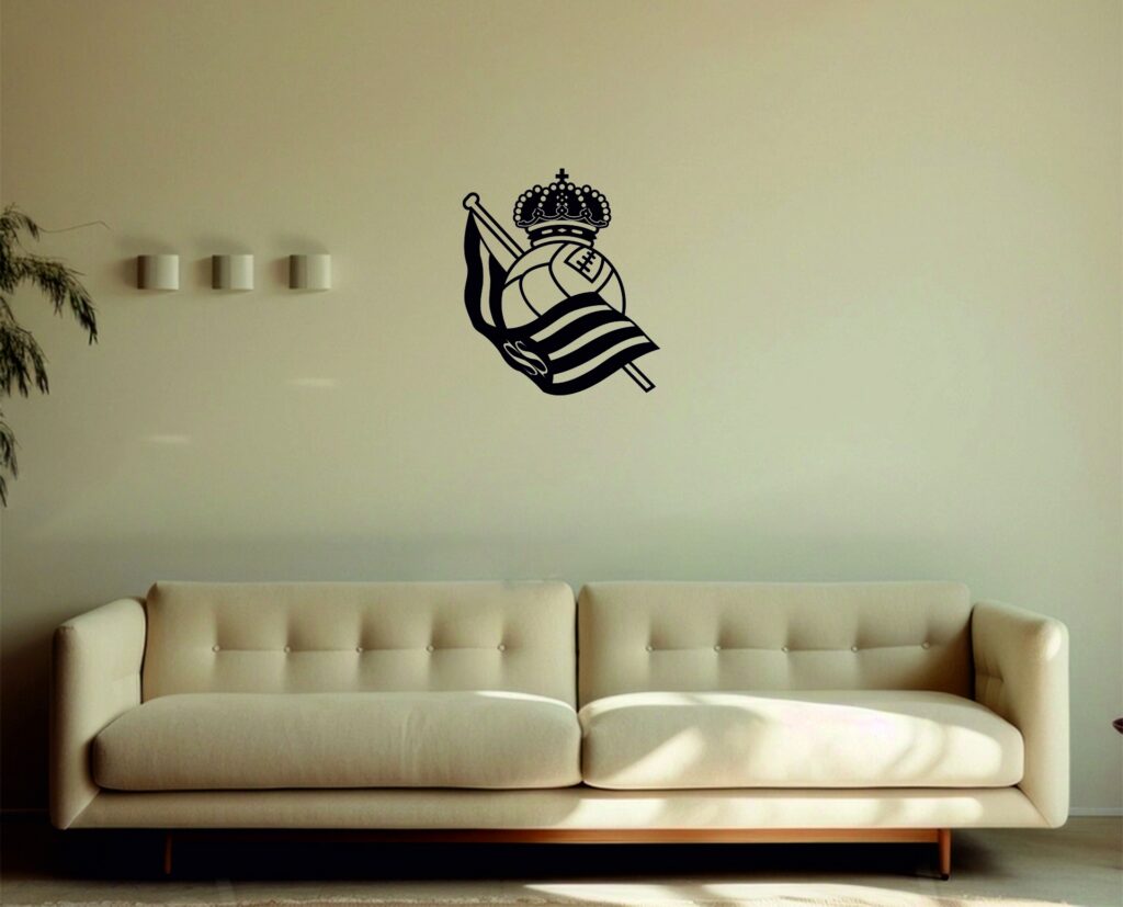 FONDO1SF Cuadro Real Sociedad – 1 pieza, 30 × 37 cm